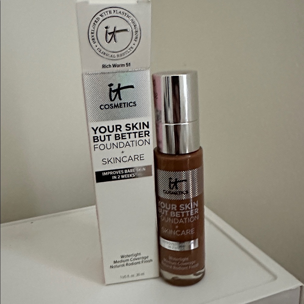 IT Cosmetics Your Skin But Better Foundation with Skincare- Rich Warm 51